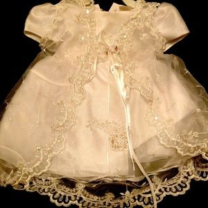 Baby’s first Baptismal dress/ shawl